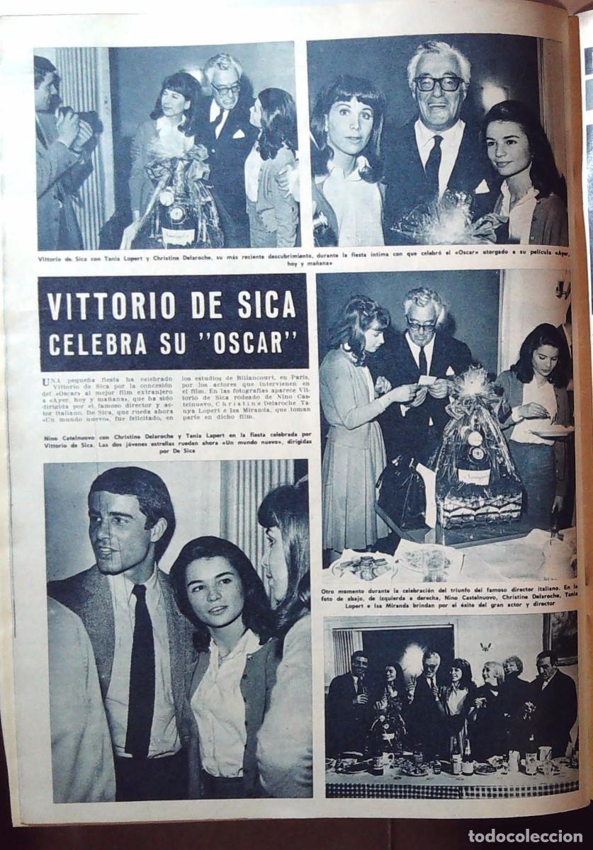 Coleccionismo de revistas y peri&oacute;dicos: vittorio de sica tania lapert christine delaroche