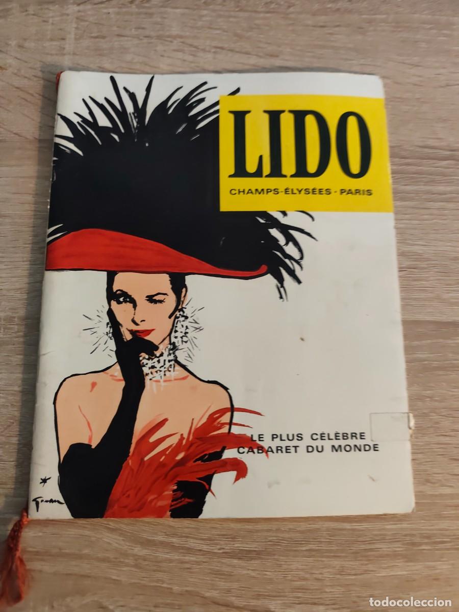 Coleccionismo de revistas y peri&oacute;dicos: Revista Lido Champs Elysse Paris teatro cabaret