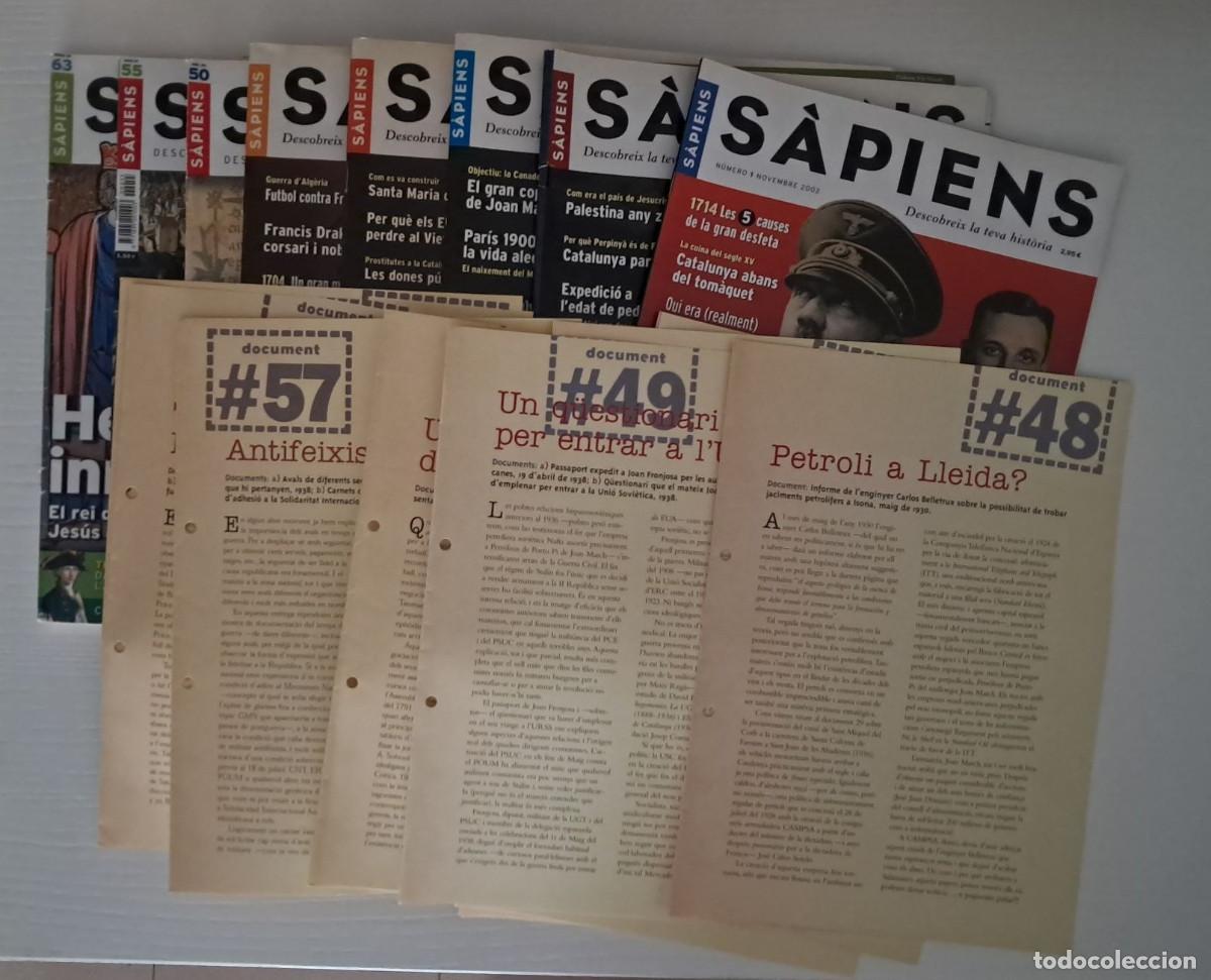 Coleccionismo de revistas y peri&oacute;dicos: Lote 8 Revistas S&agrave;piens (Incluye N&ordm; 1) + 12 Facs&iacute;miles Guerra Civil
