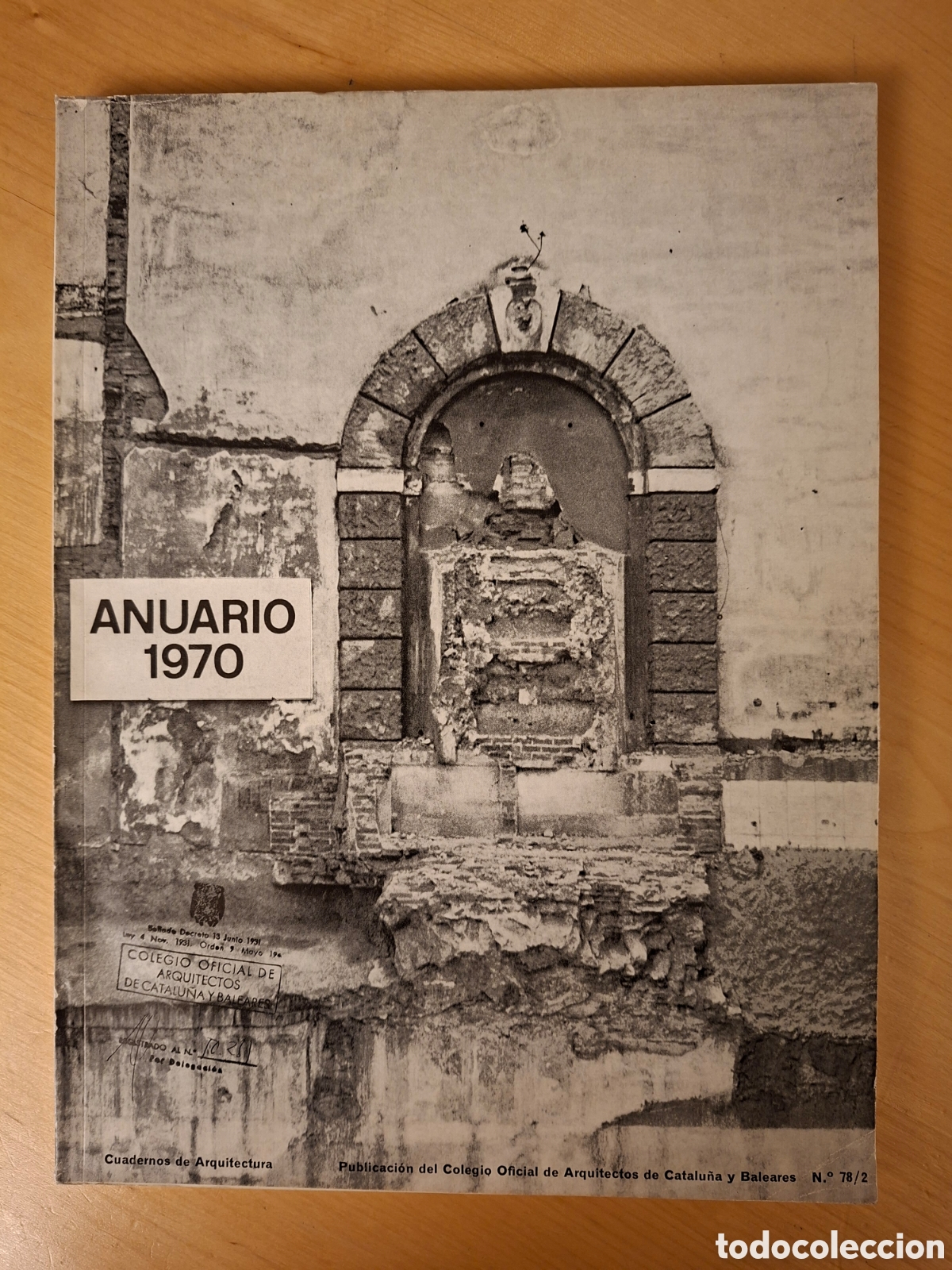 Coleccionismo de revistas y peri&oacute;dicos: Anuario 1970,Cuadernos de arquitectura