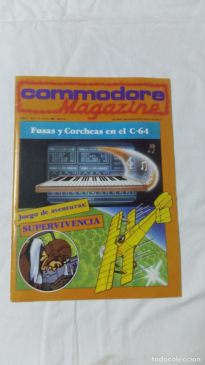 Coleccionismo de revistas y peri&oacute;dicos: Revista Commodore Magazine, A&ntilde;o II, N&deg;11, Enero 1985, Publinform&aacute;tica