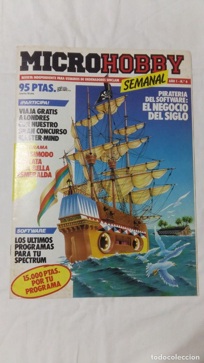 Coleccionismo de revistas y peri&oacute;dicos: Revista Microhobby, A&ntilde;o I, N&deg;6, Diciembre 1984, Hobby Press