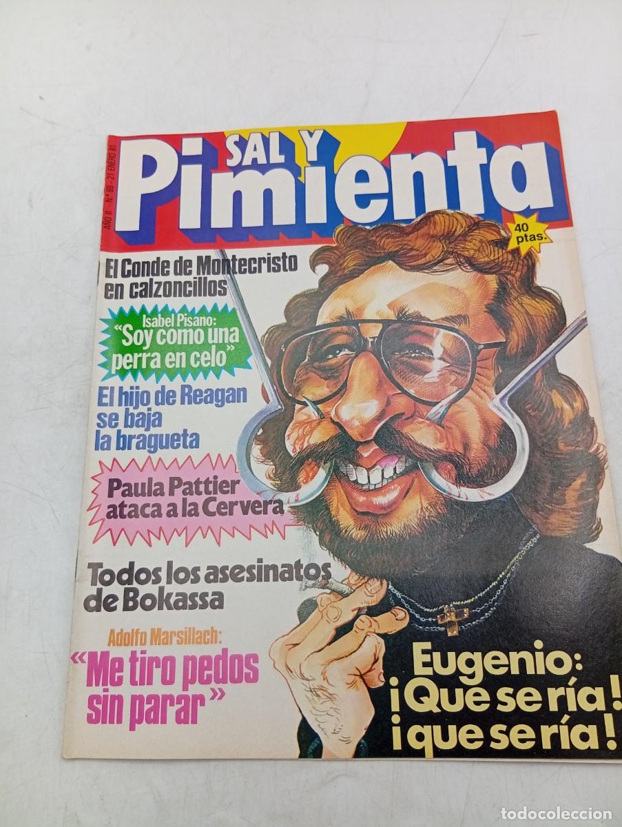 Coleccionismo de revistas y peri&oacute;dicos: REVISTA SAL Y PIMIENTA. N&ordm; 69. A&Ntilde;O 1981. EL CONDE MONTECRISTO EN CALZONCILLOS. PAULA PATTIER.. LEER.