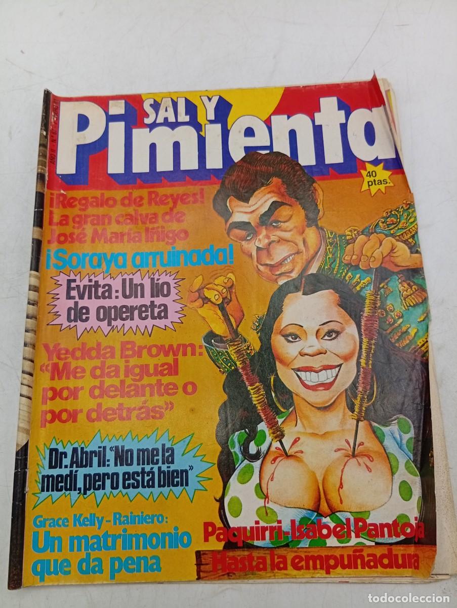 Coleccionismo de revistas y peri&oacute;dicos: REVISTA SAL Y PIMIENTA. N&ordm; 67. A&Ntilde;O 1981. &iexcl; SORAYA ARRUINADA!. PAQUIRRI-ISABEL PANTOJA : HAST.. LEER.