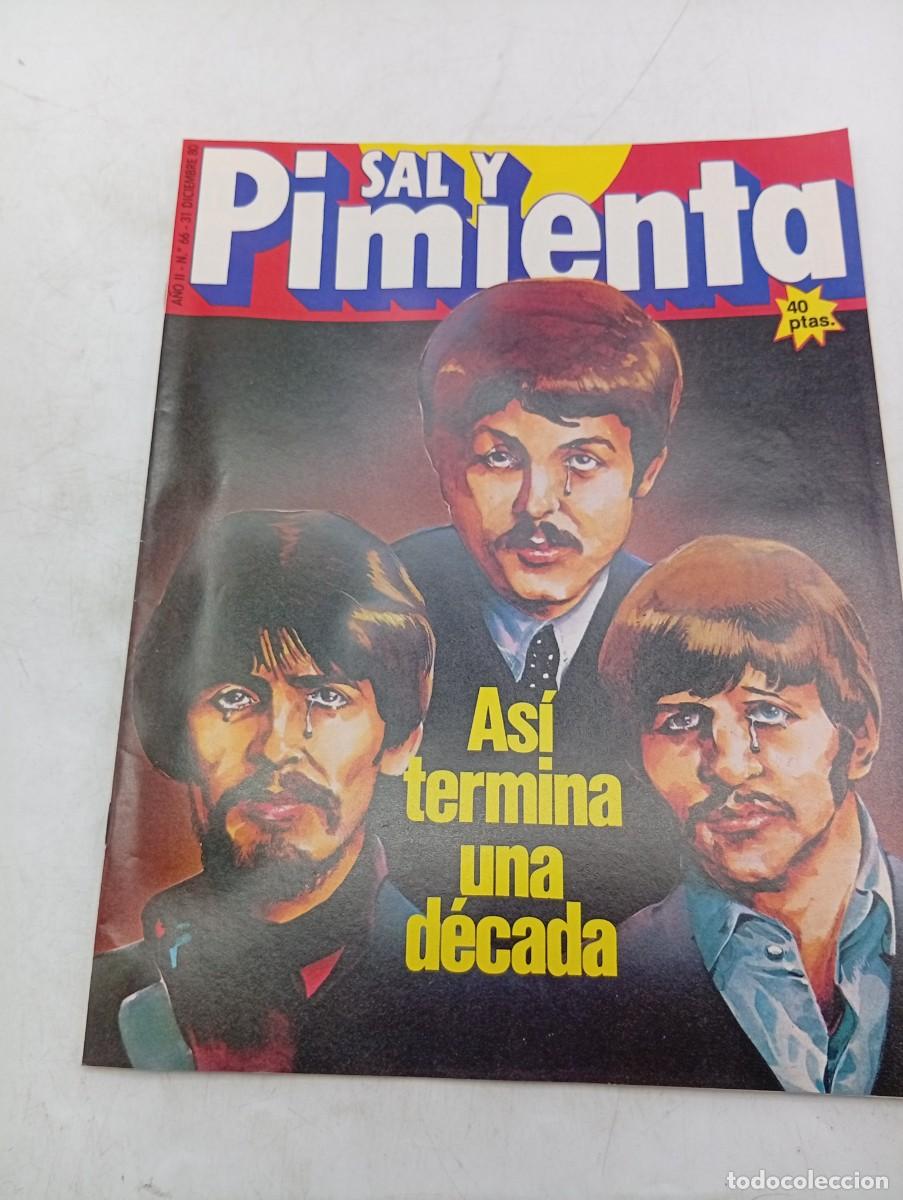 Coleccionismo de revistas y peri&oacute;dicos: REVISTA SAL Y PIMIENTA. N&ordm; 66. A&Ntilde;O 1980. ASI TERMINA UNA DECADA. PAPA CLEMENTE, MUY TIERNO.... LEER.