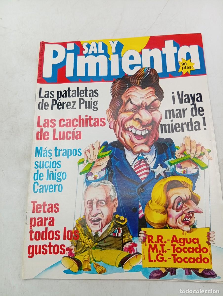Coleccionismo de revistas y peri&oacute;dicos: REVISTA SAL Y PIMIENTA. N&ordm; 137. A&Ntilde;O 1982. LAS CACHITAS DE LUCIA. LAS PATALETAS DE PEREZ PUIG. I&Ntilde;IGO.