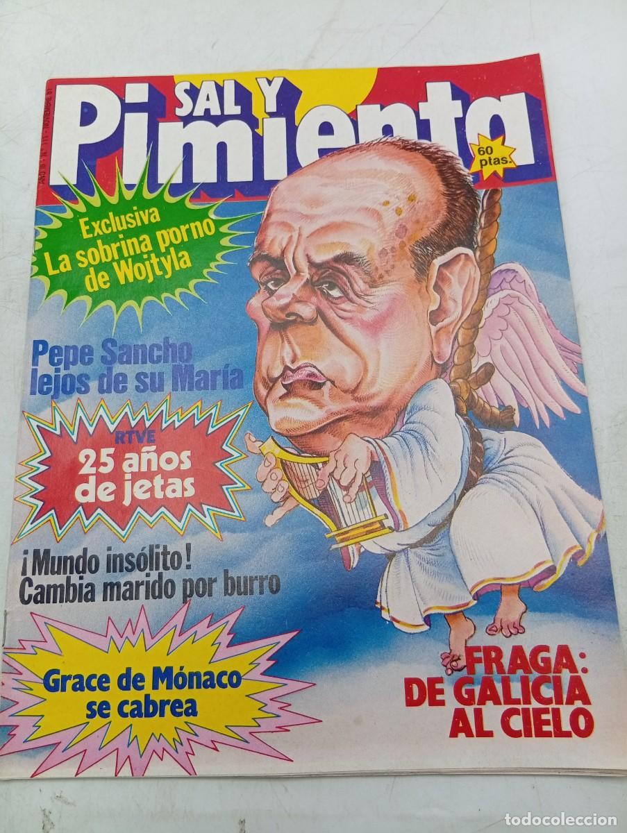 Coleccionismo de revistas y peri&oacute;dicos: REVISTA SAL Y PIMIENTA. N&ordm; 111. A&Ntilde;O 1981. PEPE SANCHO LEJOS DE SU MARIA. FRAGA. GRACE DE MONACO...