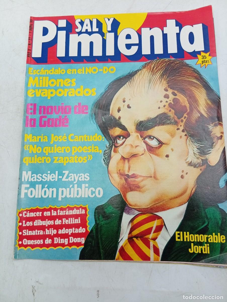 Collection Magazines and Newspapers: REVISTA SAL Y PIMIENTA. N&ordm; 27. A&Ntilde;O 1980. EL NOVIO DE GAD&Eacute;. ESCANDALO EN EL NO-DO. MASSIEL-ZAYAS....