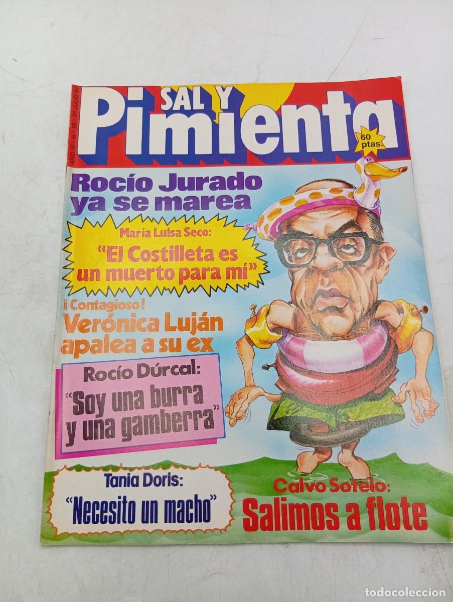 Collection Magazines and Newspapers: REVISTA SAL Y PIMIENTA. N&ordm; 95. A&Ntilde;O 1981. ROCIO JURADO YA SE MAREA. VERONICA LUJAN. ROCIO DURCAL...