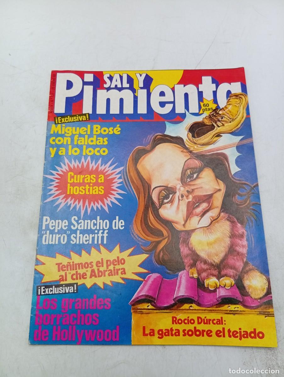 Coleccionismo de revistas y peri&oacute;dicos: REVISTA SAL Y PIMIENTA. N&ordm; 121. A&Ntilde;O 1982. MIGUEL BOS&Eacute;. PEPE SANCHO. ROCIO DURCAL. ANDRES PAJARES...