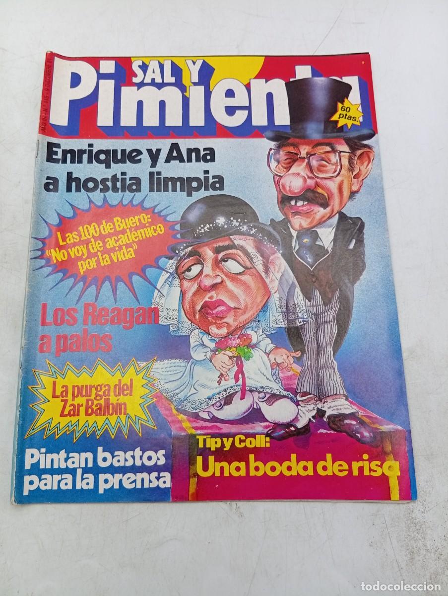 Collection Magazines and Newspapers: REVISTA SAL Y PIMIENTA. N&ordm; 115. A&Ntilde;O 1981. ENRIQUE Y ANA. TY Y COLL. LA PURGA DEL ZAR BALBIN.JOSELETE
