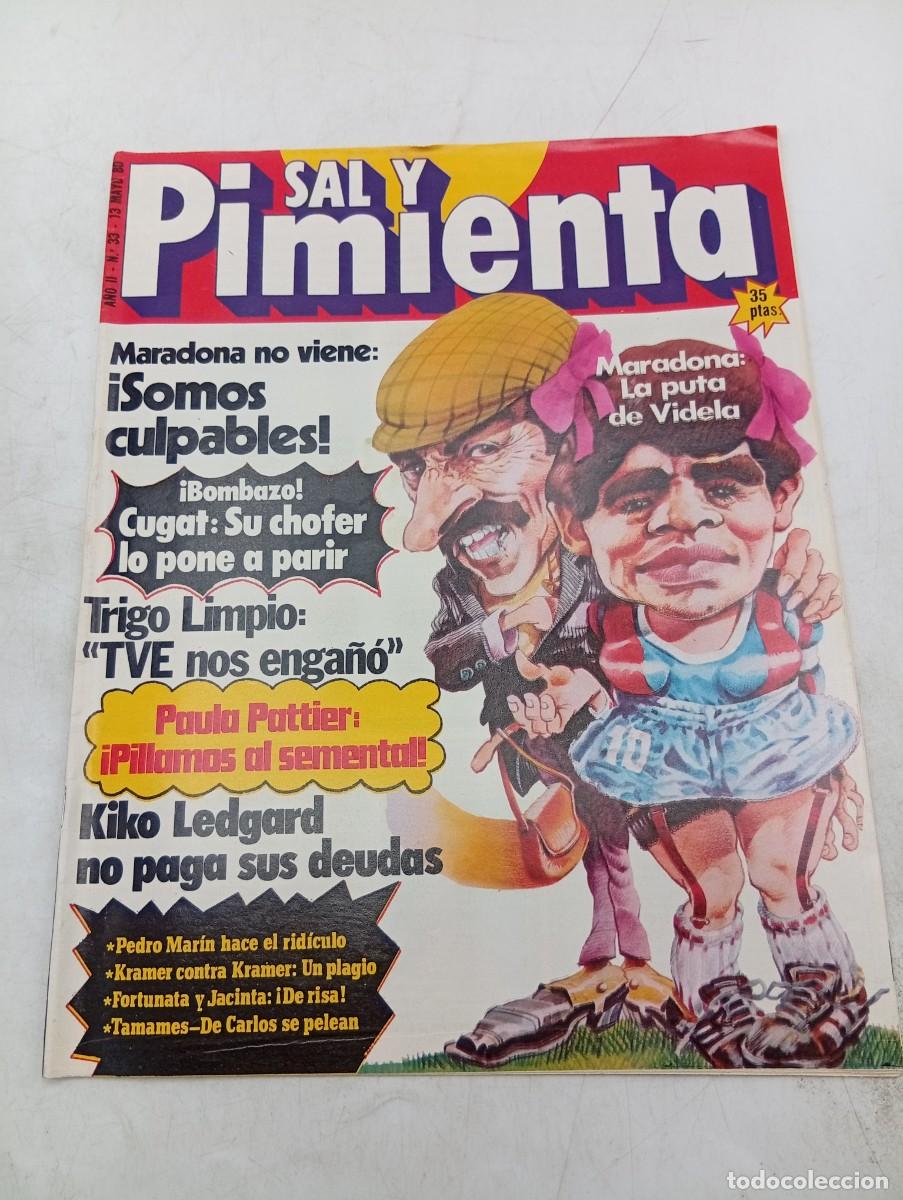 Coleccionismo de revistas y peri&oacute;dicos: REVISTA SAL Y PIMIENTA. N&ordm; 33. A&Ntilde;O 1980. PAULA PATTIER. KIKO LEDGARD. PEDRO MARIN HACE EL RIDICULO..