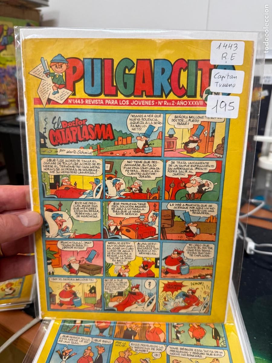 Sammeln von Zeitschriften und Zeitungen: PULGARCITO EDITORIAL BRUGUERA NUMERO 1443