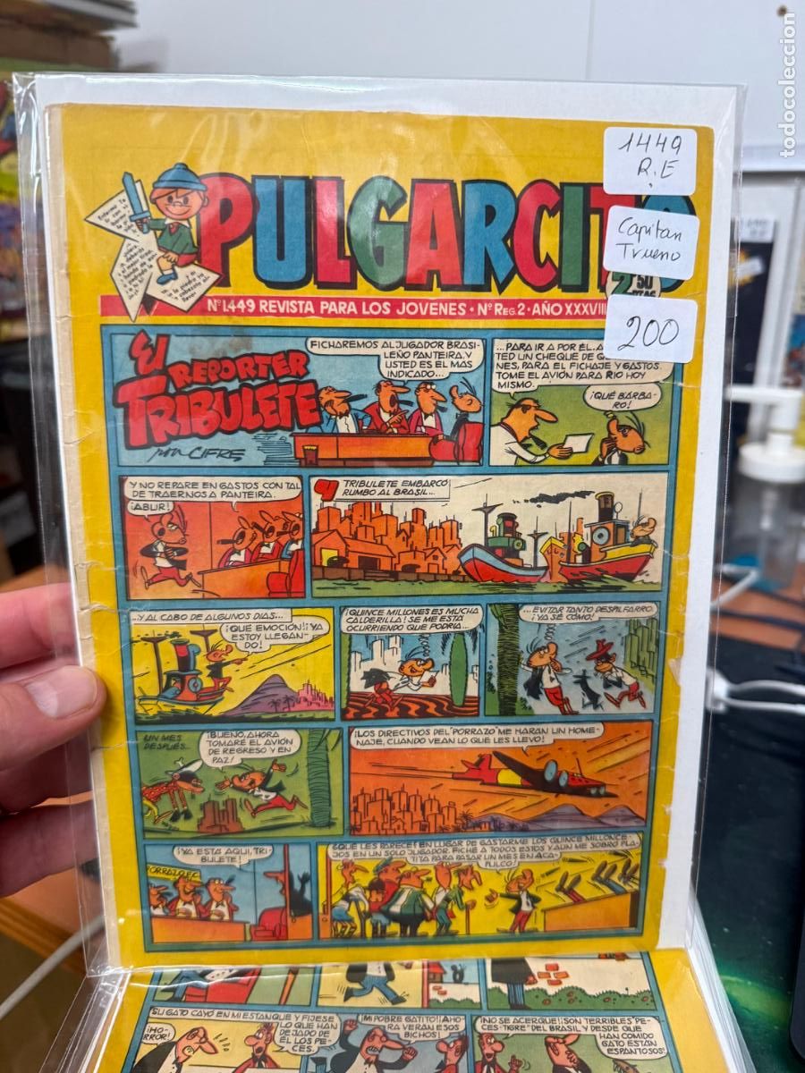 Sammeln von Zeitschriften und Zeitungen: PULGARCITO EDITORIAL BRUGUERA NUMERO 1449