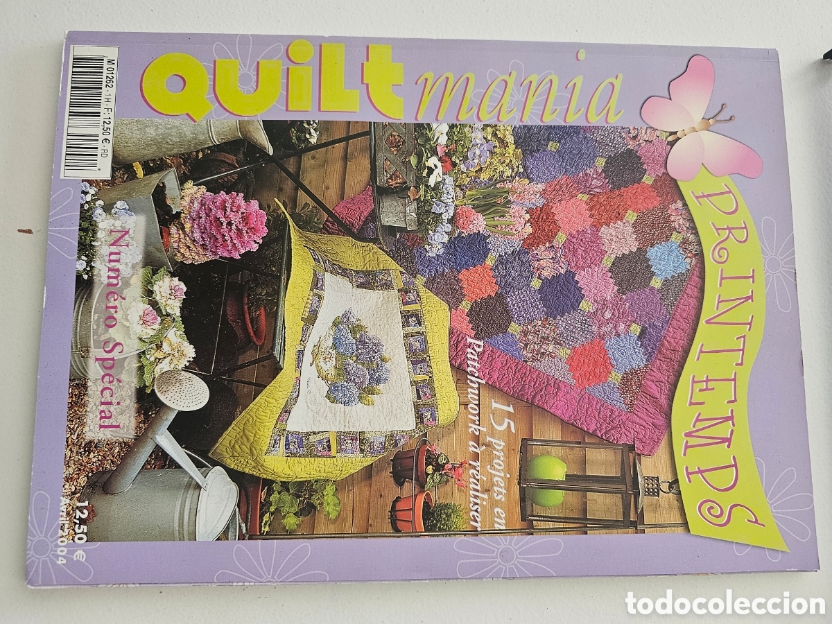 Coleccionismo de revistas y peri&oacute;dicos: Revista de Quilt Mania 2004 en franc&eacute;s Printemps