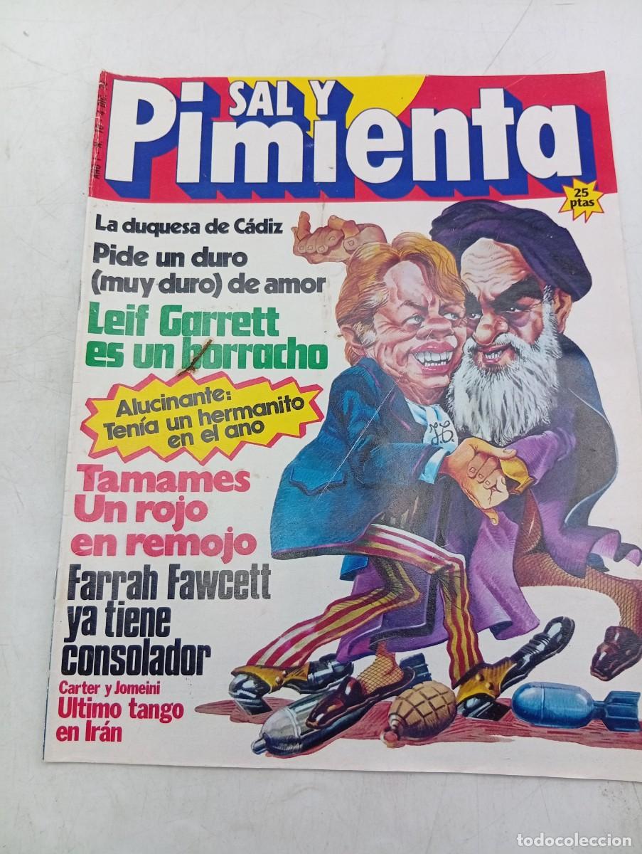 Coleccionismo de revistas y peri&oacute;dicos: REVISTA SAL Y PIMIENTA. N&ordm; 10. A&Ntilde;O 1979. LA DUQUESA DE C&Aacute;DIZ. LEIF GARRETT. FARRAH FAWCETT. BETTY M.