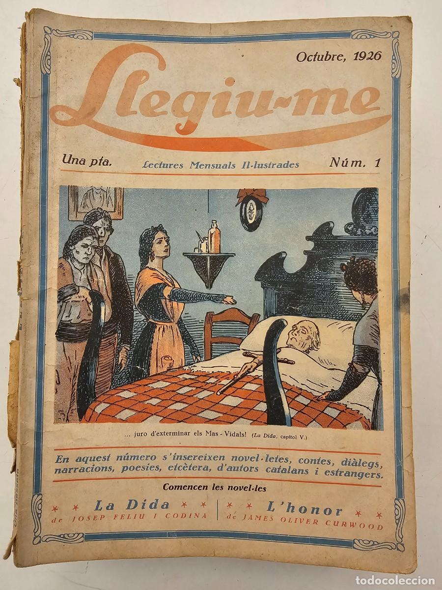 Colecionismo de Revistas e Jornais: LOT 10 REVISTES LLEGIU-ME ANYS 1926-27-28, (NUMERO 1 Y VARIS, FALTAN PORTADAS), (24X14)