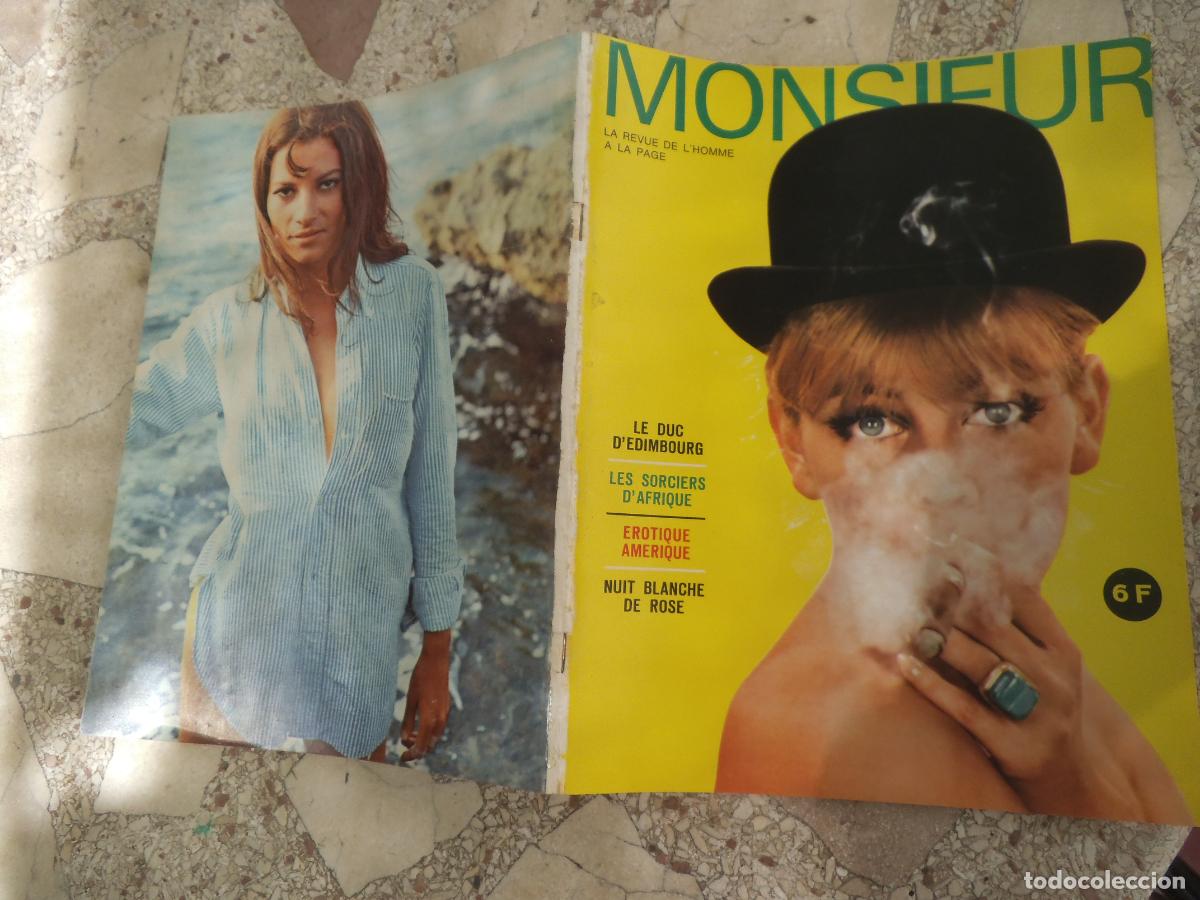 Coleccionismo de revistas y peri&oacute;dicos: monsieur n&ordm; 4, 1969, revista erotica francesa, solo para adultos