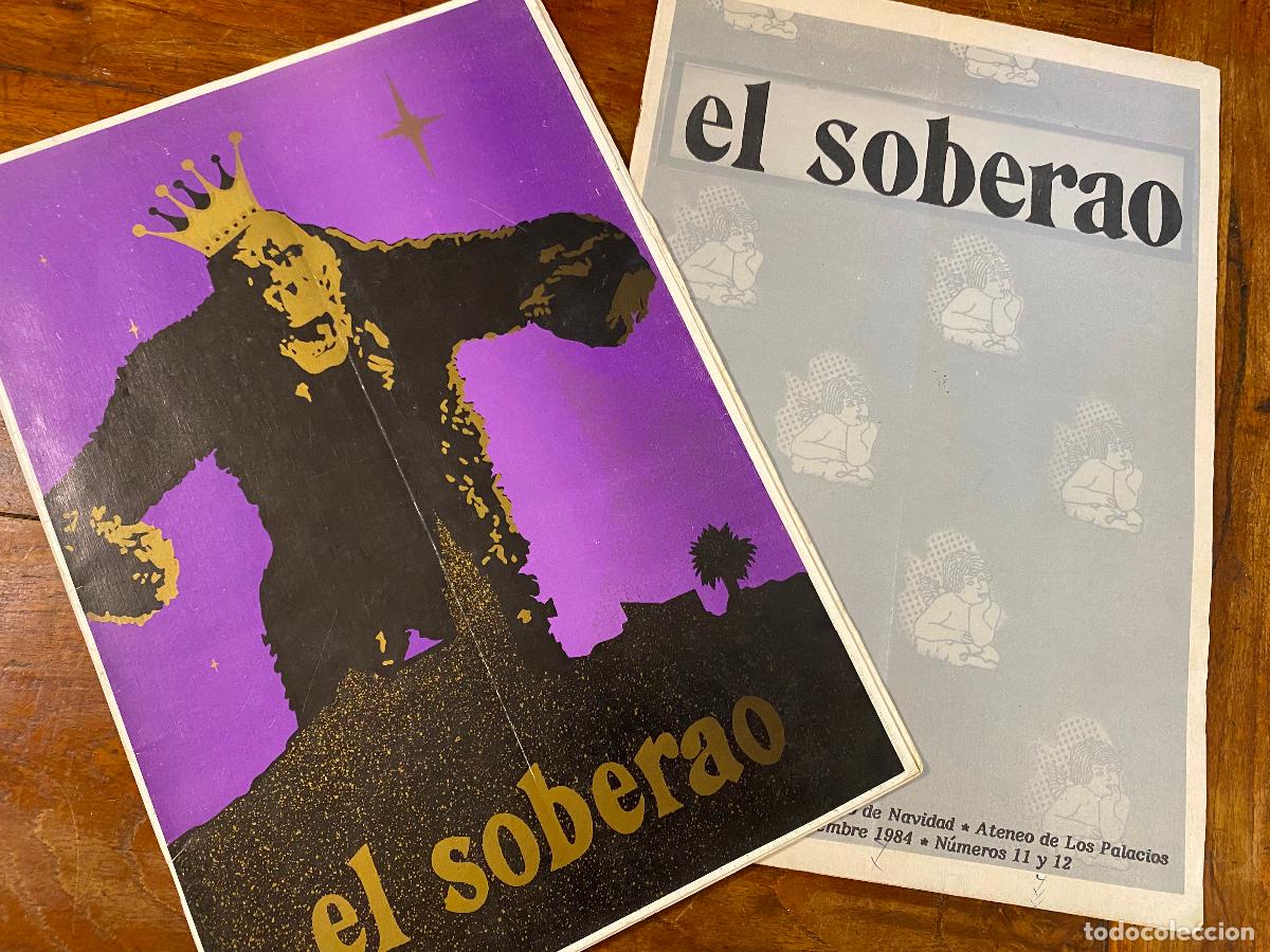 Coleccionismo de revistas y peri&oacute;dicos: revista EL SOBERAO 1984-1986 LOS PALACIOS Y VILLAFRANCA 3 REVISTAS