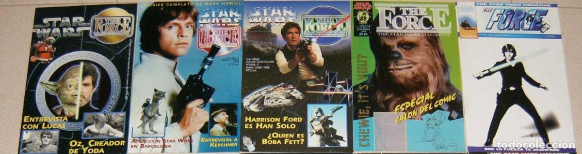 Collectionnisme de Revues et Journaux: REVISTA STAR WARS - THE FORCE N&ordm;S 1 2 3 4 5 LOTE