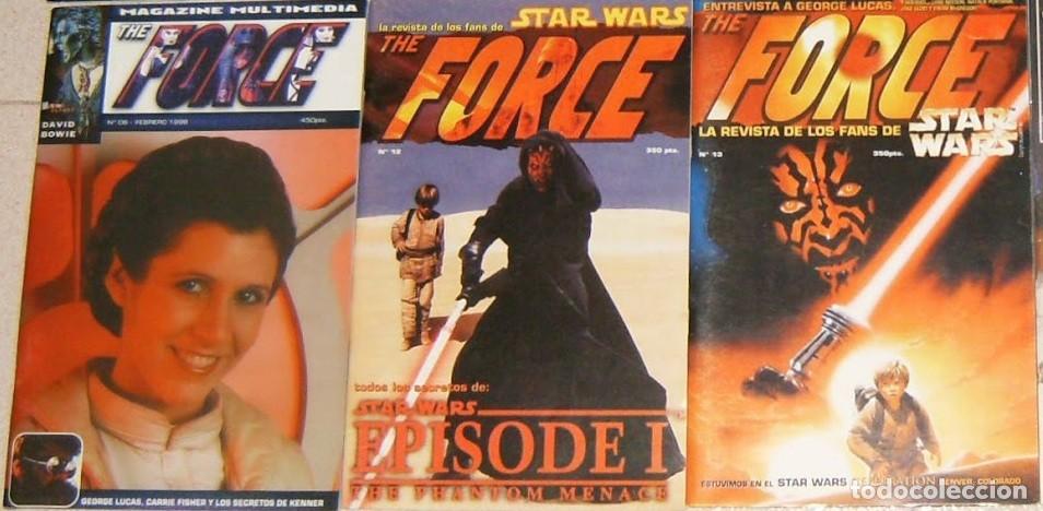 Coleccionismo de revistas y peri&oacute;dicos: REVISTA STAR WARS - THE FORCE N&ordm;S 8 12 13 SUELTOS