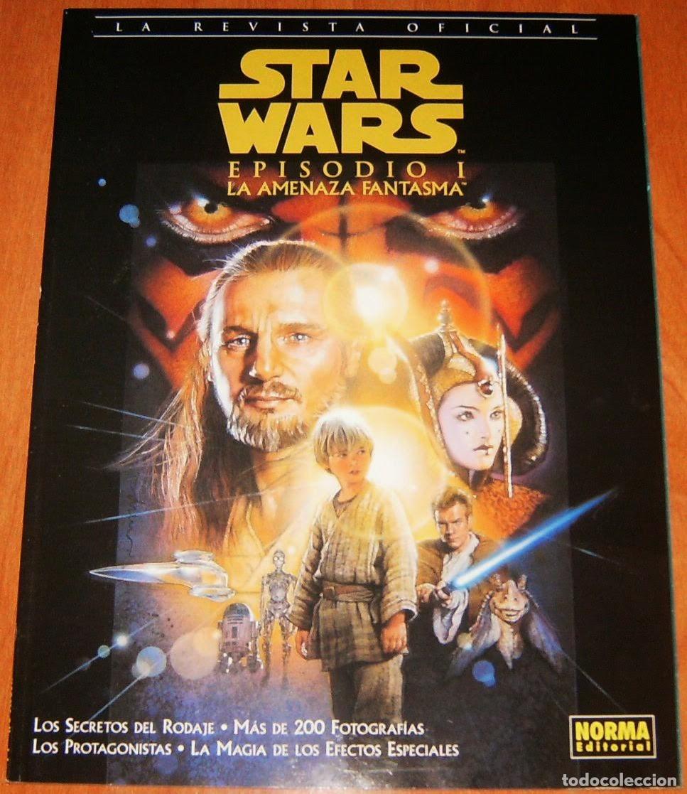 Coleccionismo de revistas y peri&oacute;dicos: STAR WARS Episodio I LA AMENAZA FANTASMA Norma. Revista Oficial