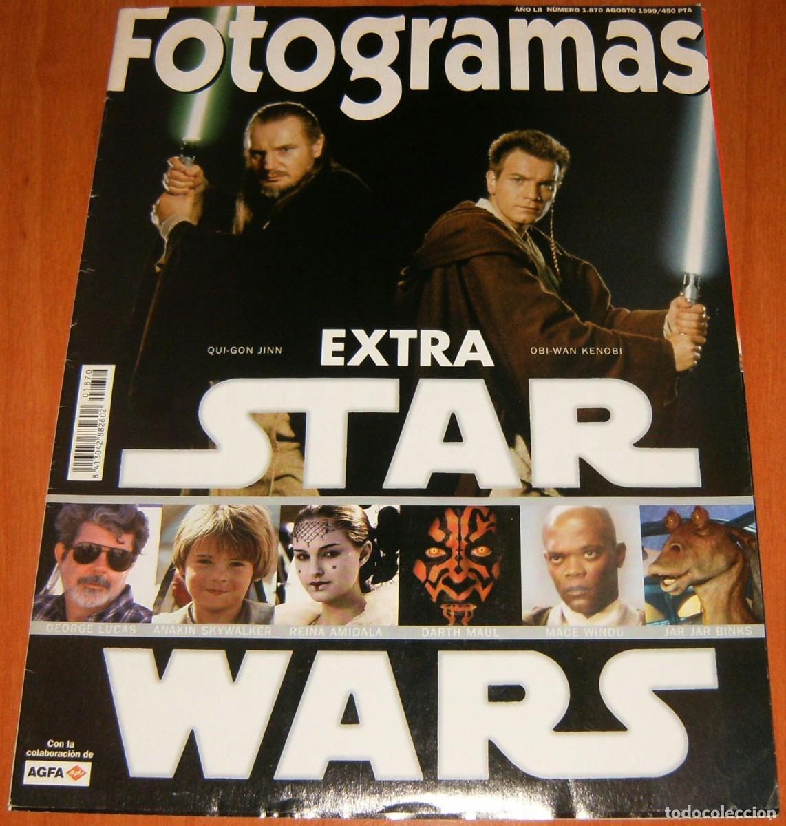 Coleccionismo de revistas y peri&oacute;dicos: EXTRA STAR WARS SUPLEMENTO ESPECIAL de la revista Fotogramas CUADERNO-REVISTA