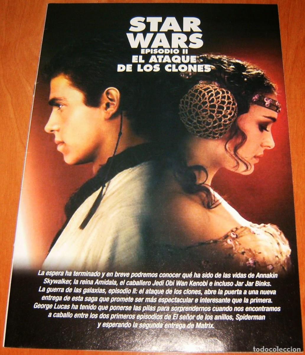 Coleccionismo de revistas y peri&oacute;dicos: STAR WARS Episodio II EL ATAQUE DE LOS CLONES SUPLEMENTO ESPECIAL de la revista Acci&oacute;n CUADERNO-REVI