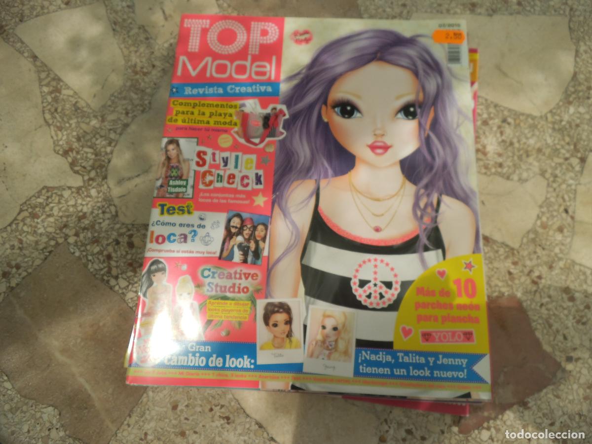 Sammeln von Zeitschriften und Zeitungen: TOP MODEL REVISTA CREATIVA 07/2015. MAS DE 10 PARCHES DE NE&Oacute;N. POSTER DESPLEGABLE. ASHLEY TISDALE