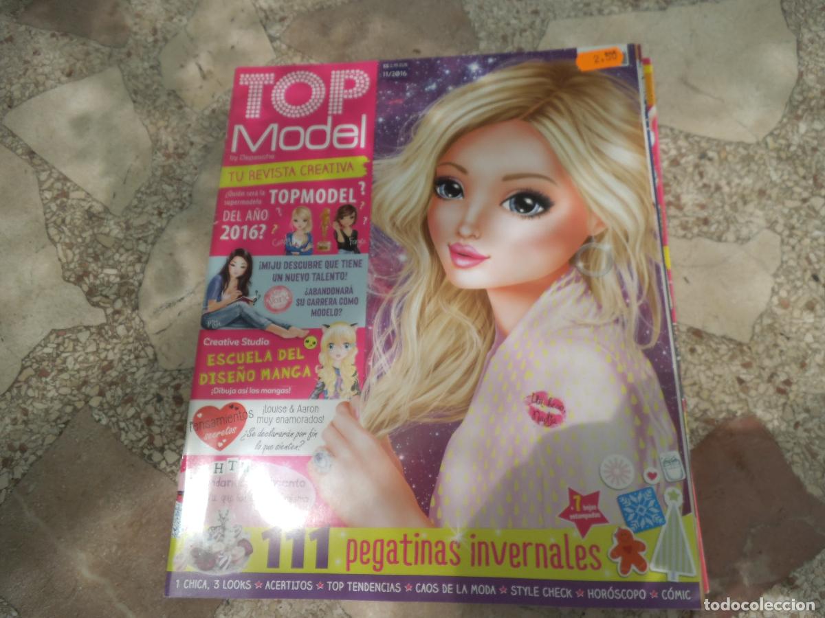 Coleccionismo de revistas y peri&oacute;dicos: TOP MODEL REVISTA CREATIVA 11/2016. 111 PEGATINAS INVERNALES. POSTER DESPLEGABLE.