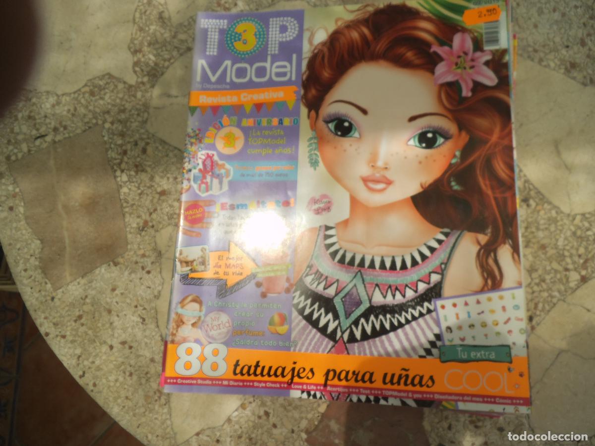 Coleccionismo de revistas y peri&oacute;dicos: TOP MODEL REVISTA CREATIVA 09/2015. 52 88 TATUAJES PARA U&Ntilde;AS. POSTER ANIVERSARIO. CROQUIS PARA DIBUJ