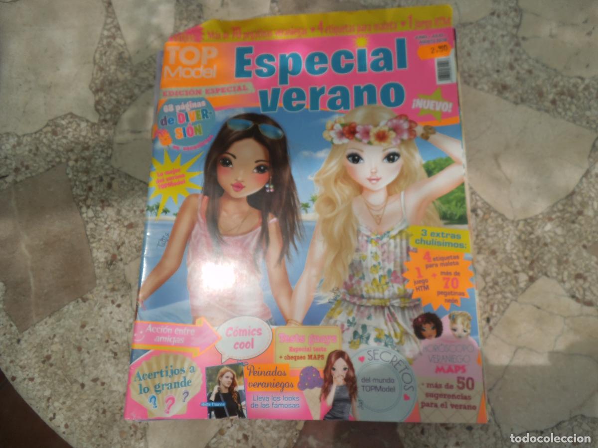 Coleccionismo de revistas y peri&oacute;dicos: TOP MODEL REVISTA CREATIVA EDICI&Oacute;N ESPECIAL VERANO 2016. MAS DE 70 PEGATINAS. PEINADOS VERANIEGOS