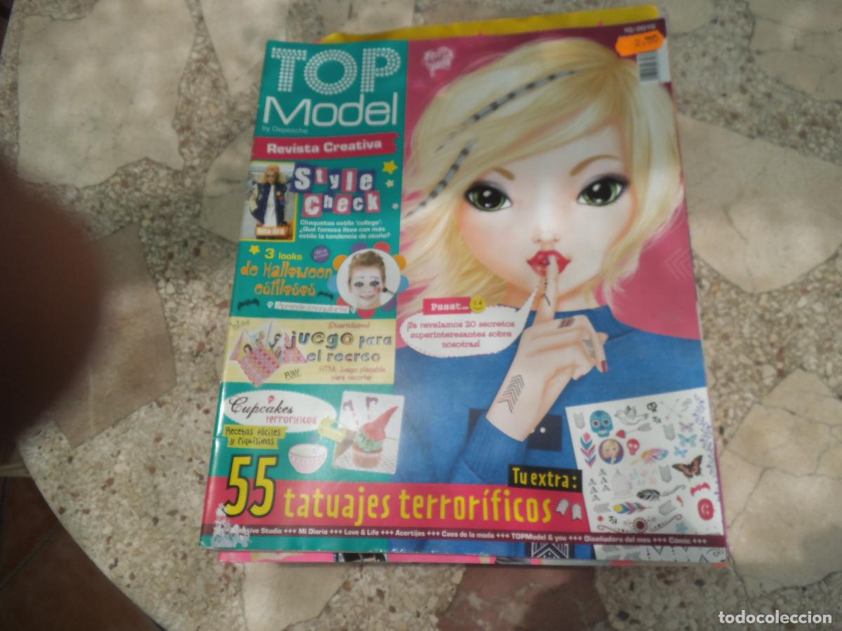 Coleccionismo de revistas y peri&oacute;dicos: TOP MODEL REVISTA CREATIVA 10/2015. 55 TATUAJES TERRORIFICOS. CUPCAKES TERRORIFICOS. LOOKS HALLOWEEN