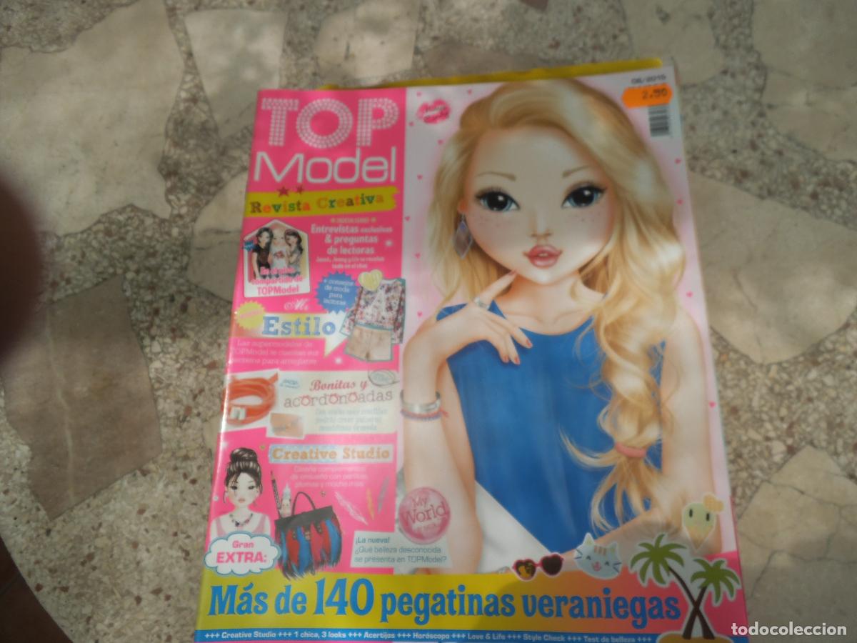 Coleccionismo de revistas y peri&oacute;dicos: TOP MODEL REVISTA CREATIVA 06/2015. MAS DE 140 PEGATINAS VERANIEGAS. CONSEJOS DE MODA. COMPLEMENTOS