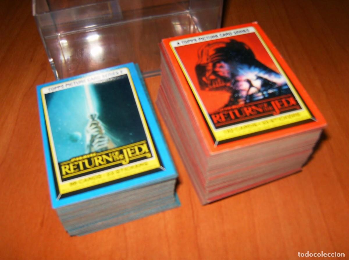 Coleccionismo de revistas y peri&oacute;dicos: CARDS CROMOS TARJETAS STAR WARS: RETURN OF THE JEDI CARDS 1983 Topps 1 a 220 COMPLETA