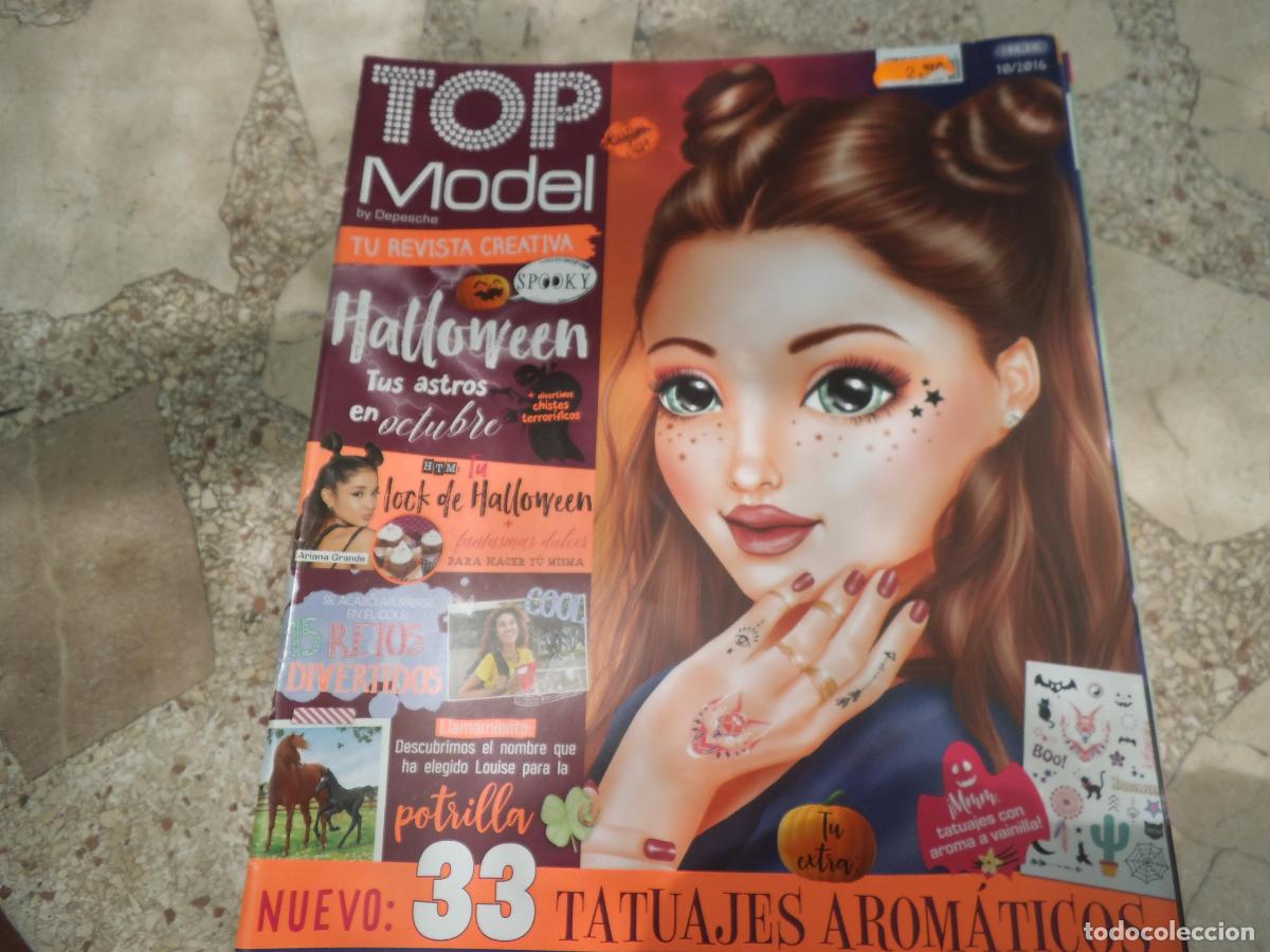 Coleccionismo de revistas y peri&oacute;dicos: TOP MODEL REVISTA CREATIVA 10/2016. 33 TATUAJES AROMATICOS. LOOK DE HALLOWEEN. 15 RETOS DIVERTIDOS