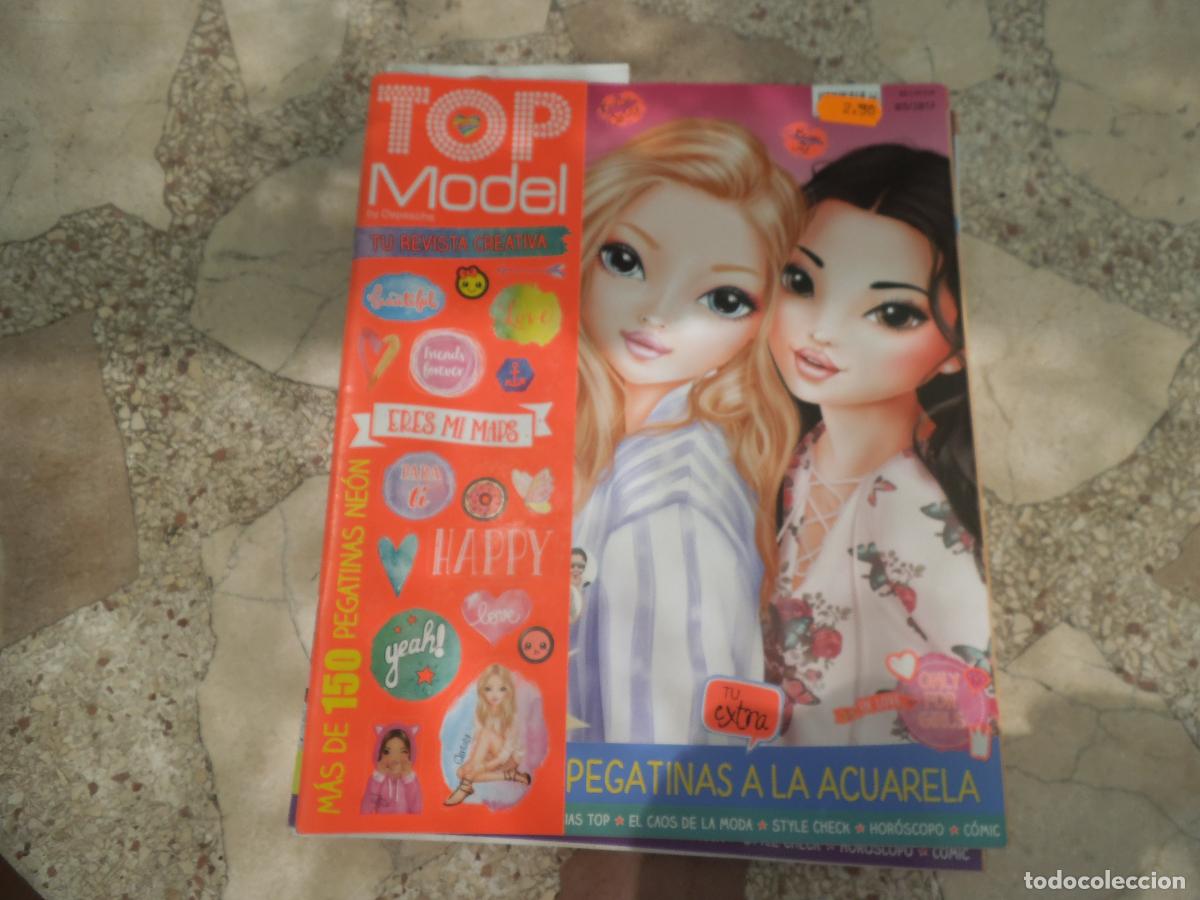 Coleccionismo de revistas y peri&oacute;dicos: TOP MODEL REVISTA CREATIVA 03/2017. MAS DE 150 PEGATINAS A LA ACUARELA. STYLE CHECK. POSTER