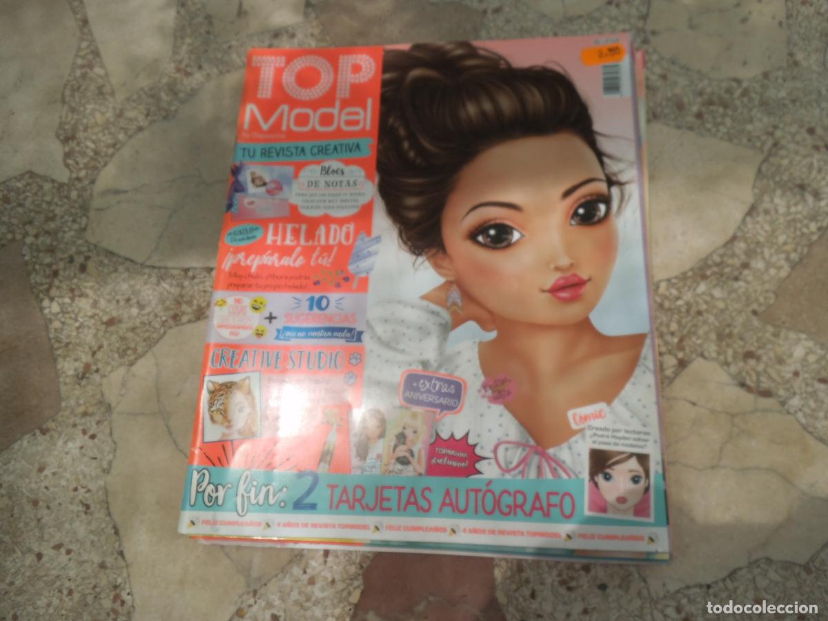 Coleccionismo de revistas y peri&oacute;dicos: TOP MODEL REVISTA CREATIVA 09/2016. 2 TARJETAS AUTOGRAFO. APRENDE A DIBUJARESTILOS SALVAJES FANTASIA