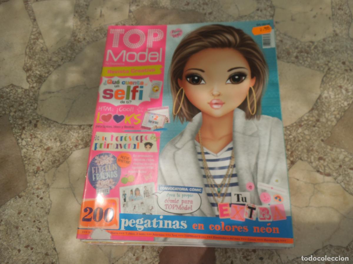Sammeln von Zeitschriften und Zeitungen: TOP MODEL REVISTA CREATIVA 04/2016. 200 PEGATINAS EN COLORES NEON. TU HOSCOPO PRIMAVERA. POSTER