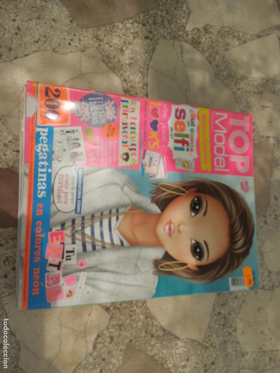 Coleccionismo de revistas y peri&oacute;dicos: TOP MODEL REVISTA CREATIVA 04/2016. 200 PEGATINAS EN COLORES NEON. TU HOSCOPO PRIMAVERA. POSTER