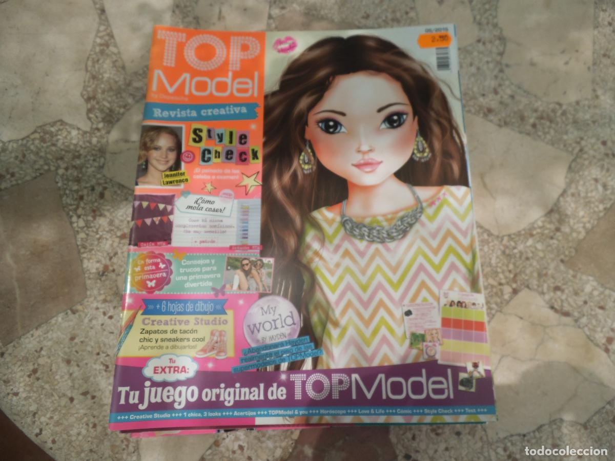 Coleccionismo de revistas y peri&oacute;dicos: TOP MODEL REVISTA CREATIVA 05/2015. JENNIFER LAWRENCE. ZAPATOS DE TACON. JUEGO ORIGINAL TOP MODEL
