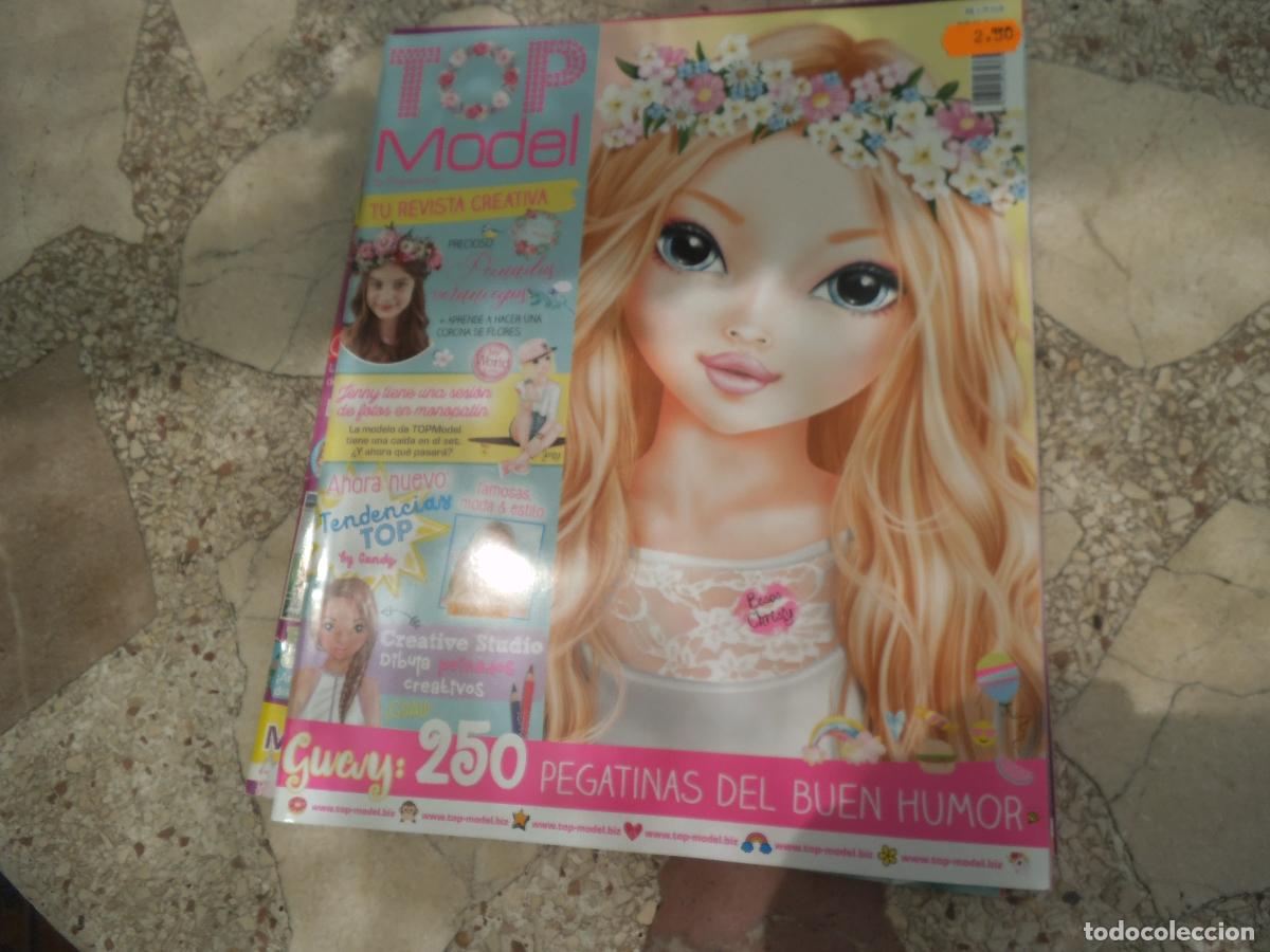 Sammeln von Zeitschriften und Zeitungen: TOP MODEL REVISTA CREATIVA 07/2016. 250 PEGATINAS DE BUEN HUMOR. DIBUJA PEINADOS CREATIVOS. JORDYN J