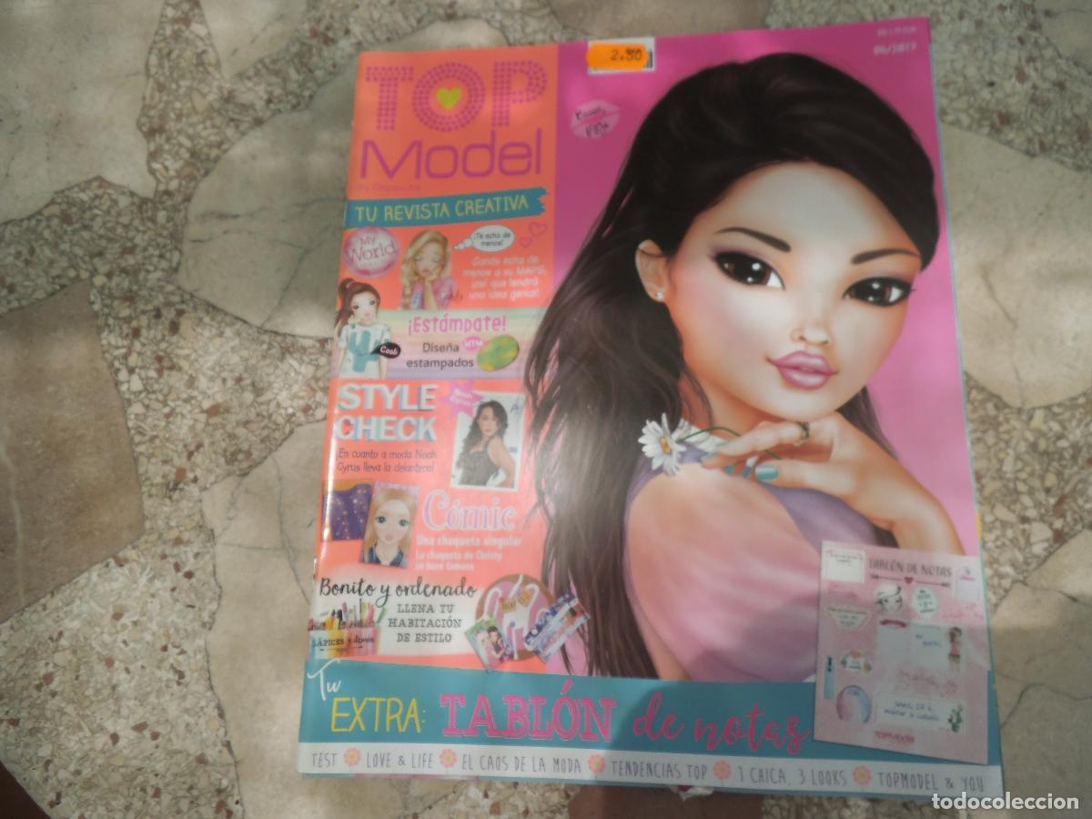 Sammeln von Zeitschriften und Zeitungen: TOP MODEL REVISTA CREATIVA 06/2017. EXTRA TABLON DE NOTAS. DISE&Ntilde;A ESTAMPADOS. HABITACI&Oacute;N CON ESTILO