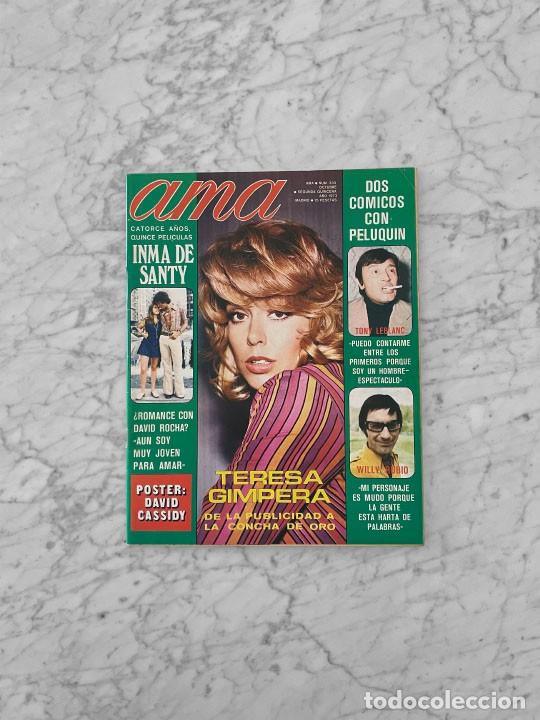 Coleccionismo de revistas y peri&oacute;dicos: AMA - 1973 - TONY LEBLANC, TERESA GIMPERA, MARY FRANCIS, INMA DE SANTY, FLORINDA BOLKAN, MJ GOYANES