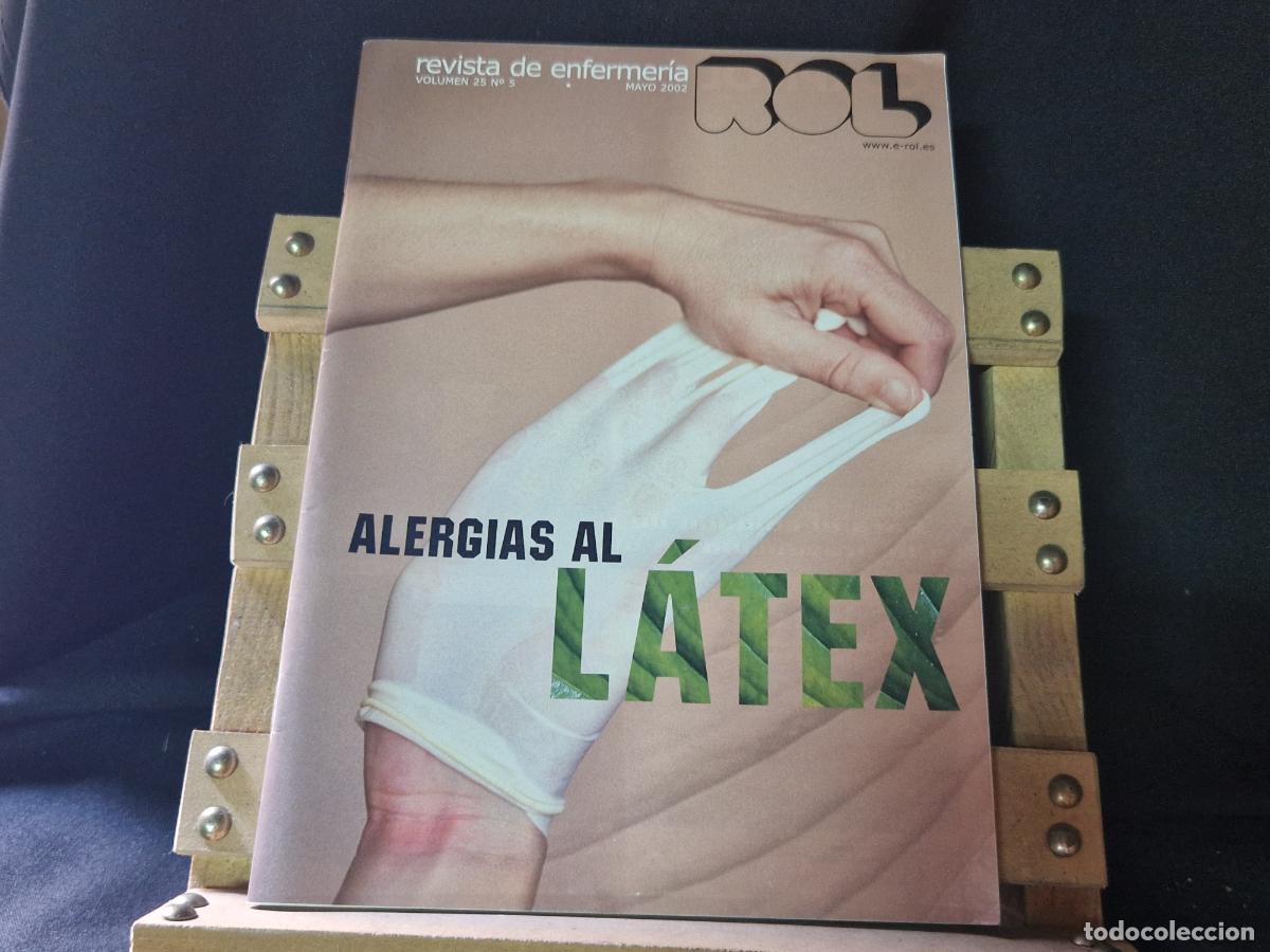 Coleccionismo de revistas y peri&oacute;dicos: REVISTA DE ENFERMERIA ALERGIAS AL LATEX. MAYO 2002