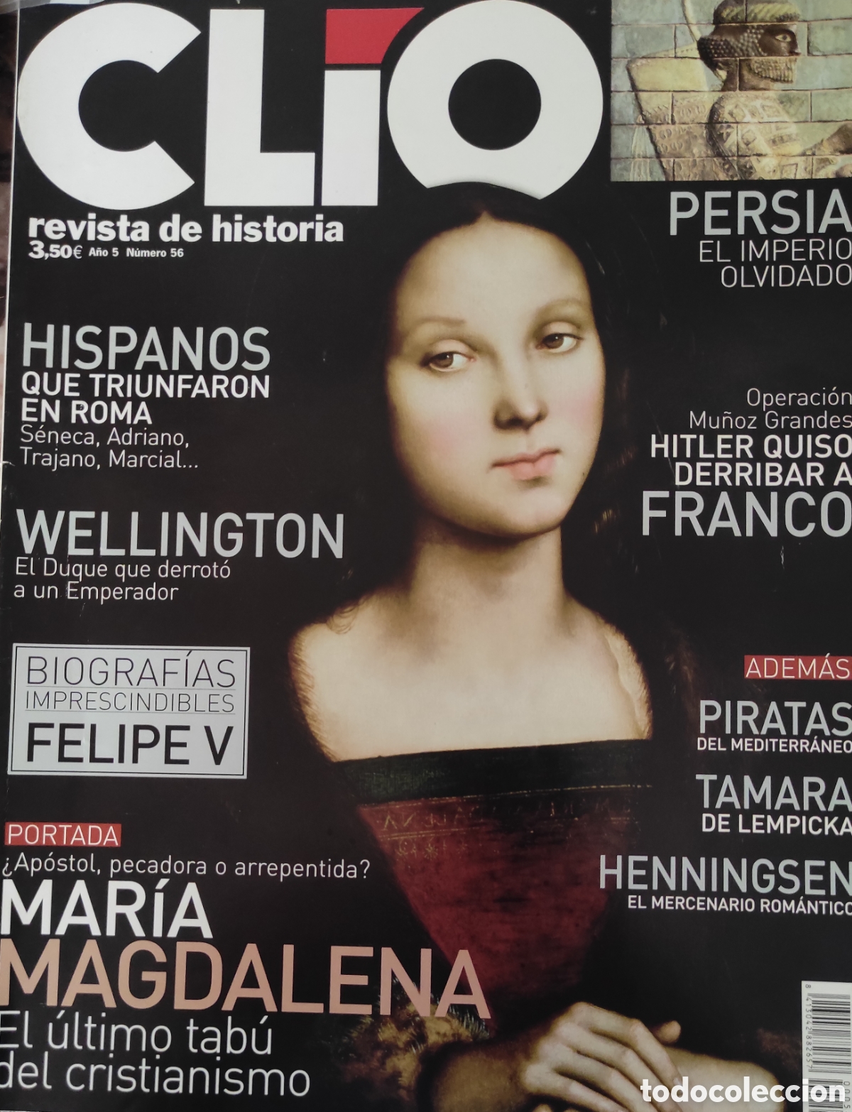 Coleccionismo de revistas y peri&oacute;dicos: Mar&iacute;a Magdalena. Clio.