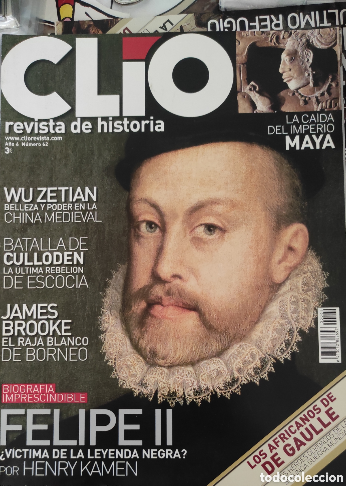 Coleccionismo de revistas y peri&oacute;dicos: Felipe II. Leyenda negra. Clio