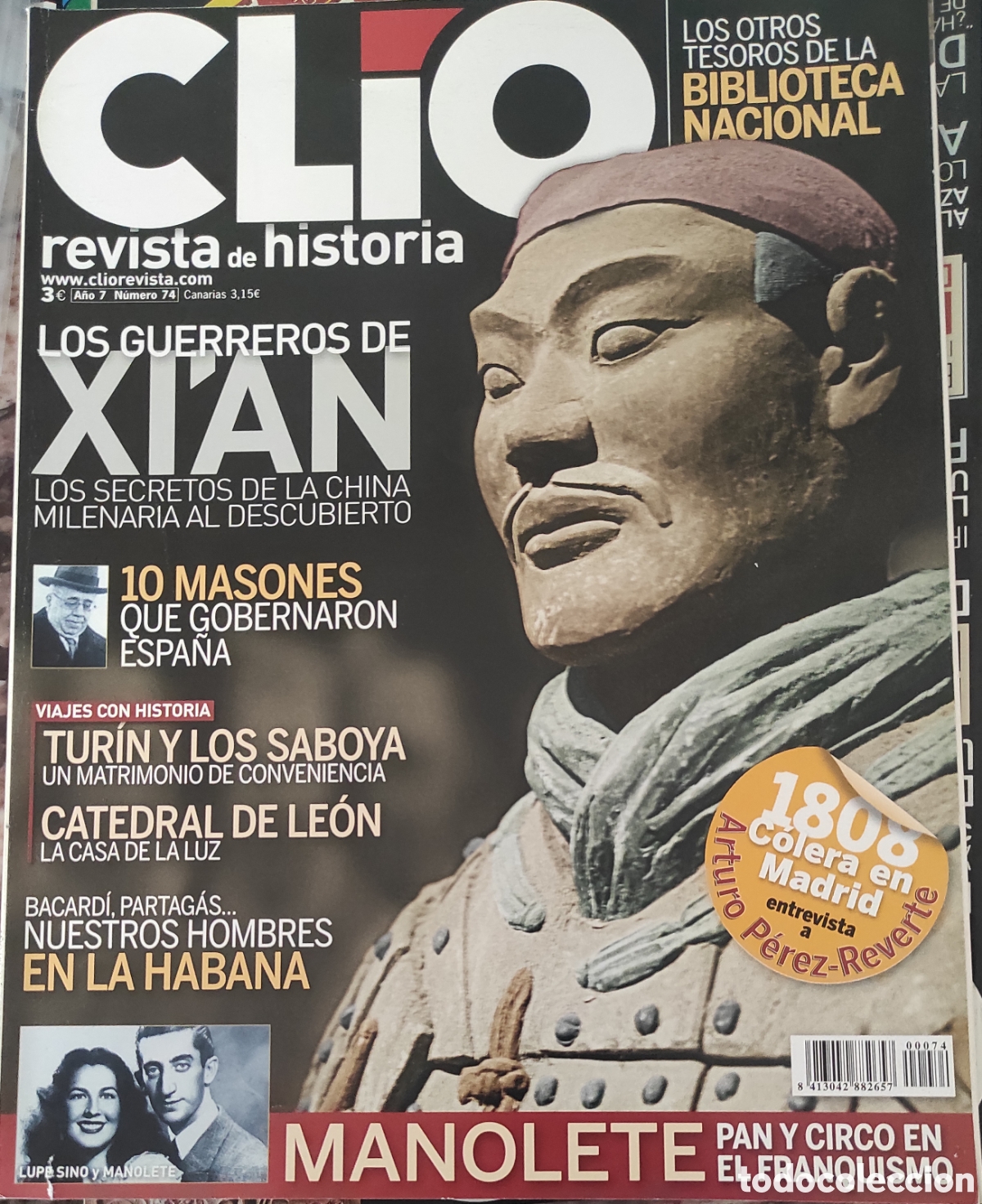 Coleccionismo de revistas y peri&oacute;dicos: Los guerreros de Xian. Clio