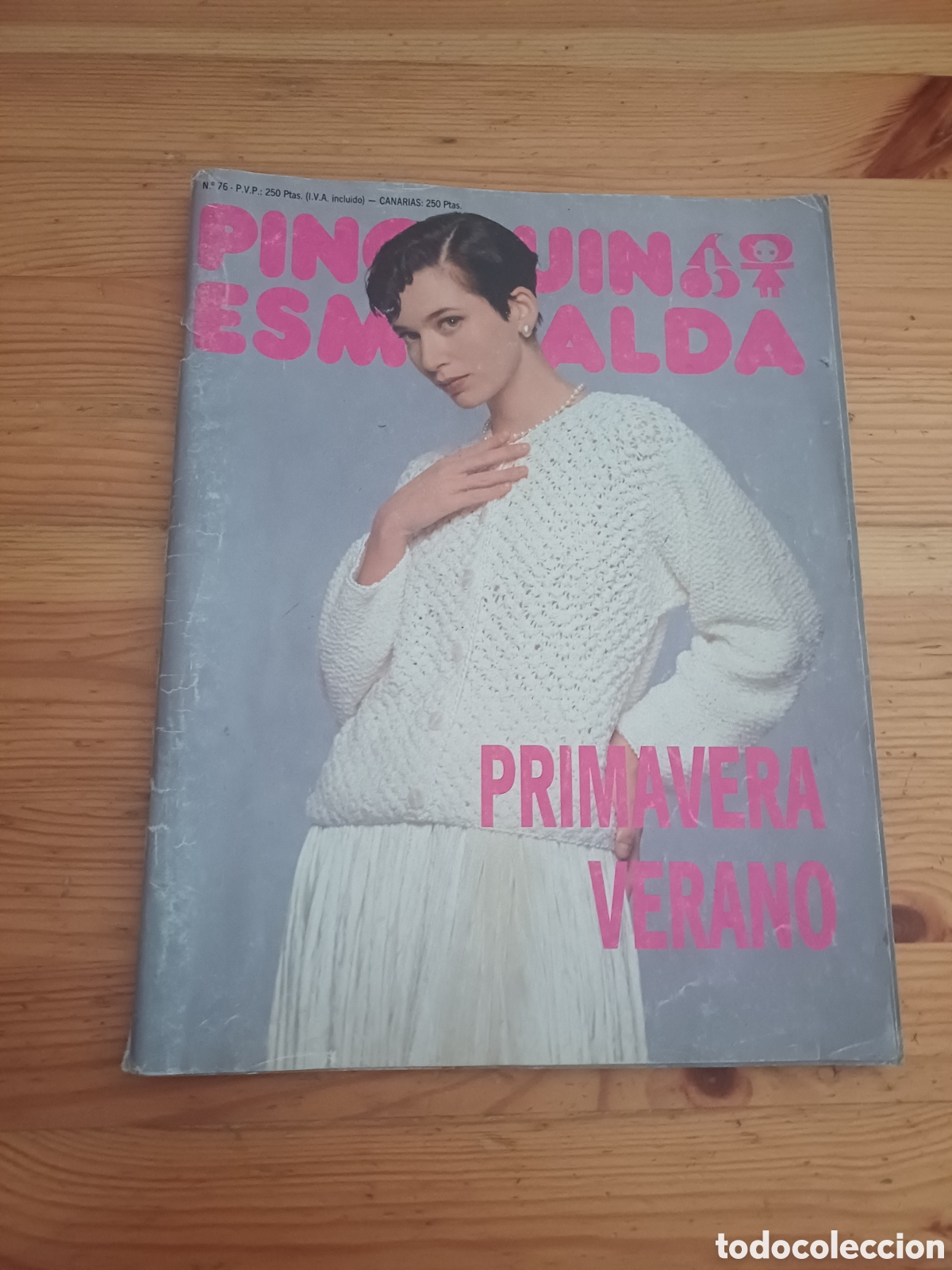 Coleccionismo de revistas y peri&oacute;dicos: Pingouin Esmeralda 76 Primavera Verano - costura labores moda ropa Jacqueline de la Vega