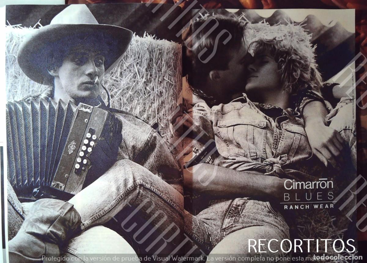Colecionismo de Revistas e Jornais: CIMARRON BLUES RANCH WEAR ANUNCIO PUBLICIDAD